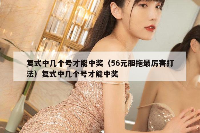 复式中几个号才能中奖,新澳门六网站资料查询,2026澳门正版精准资料,澳门六开彩马会传真资料,56元胆拖最厉害打法）复式中几个号才能中奖